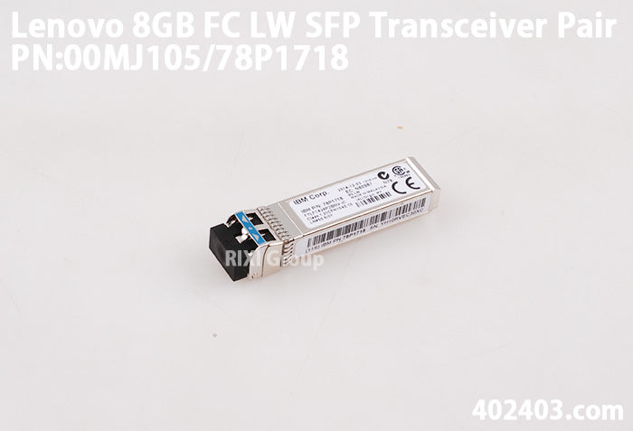 LENOVO 8Gb FC LW SFP+ Transceivers (Pair)