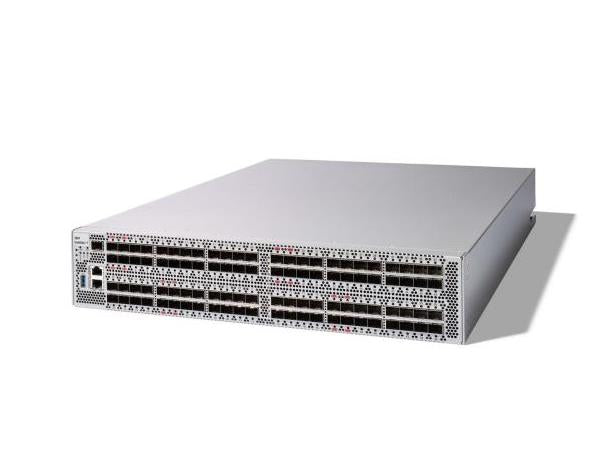 The IBM SAN96C-7 is a high-speed, 96-port Fibre Channel switch built for data-intensive enterprise environments. Designed by CISCO, it supports 64 Gbps data transfer rates and enables efficient network utilization with VSAN capabilities. With TAA compliance and a compact 2RU form factor, it offers a powerful and scalable solution for large-scale storage networks.