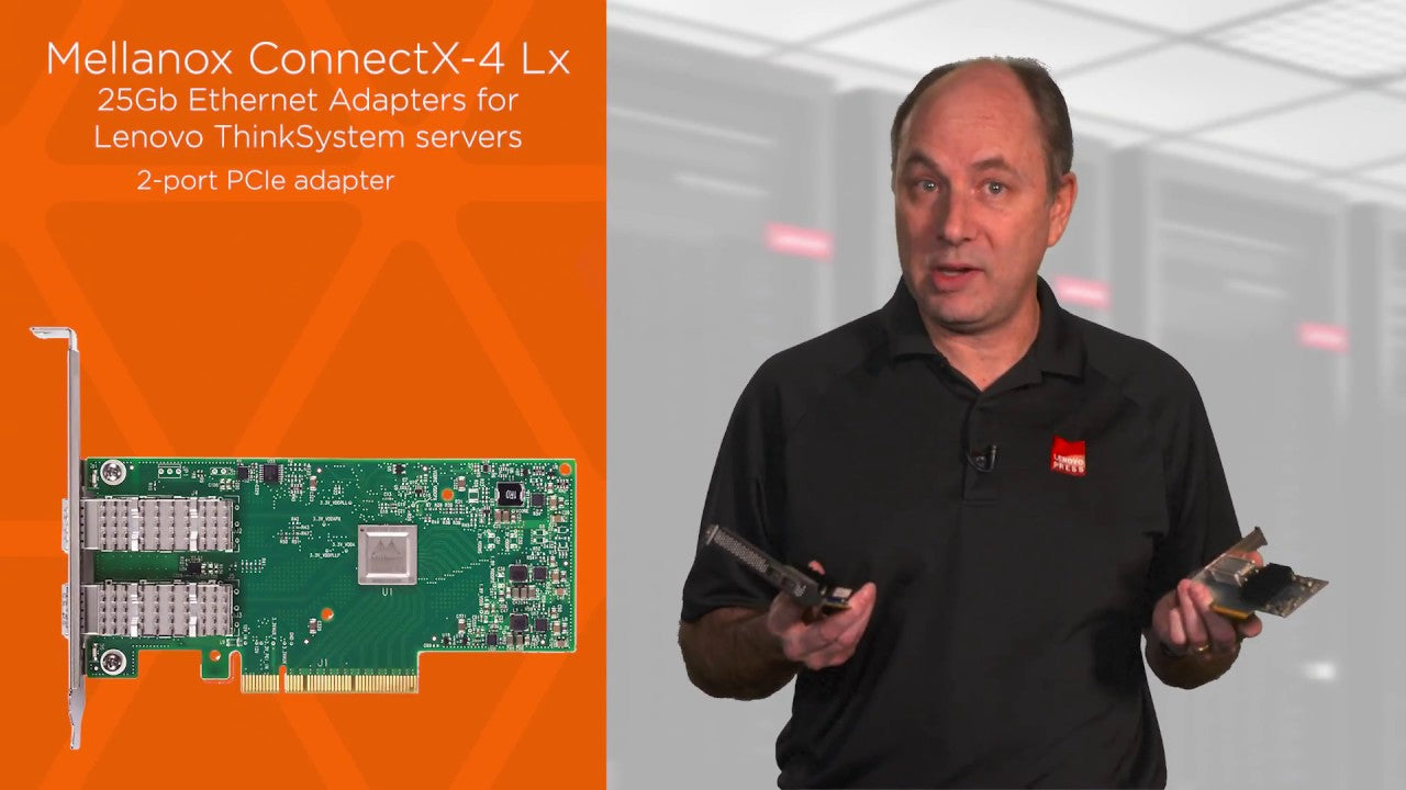 Adaptateur réseau Lenovo Mellanox ConnectX-4 Lx 2x25GbE SFP28