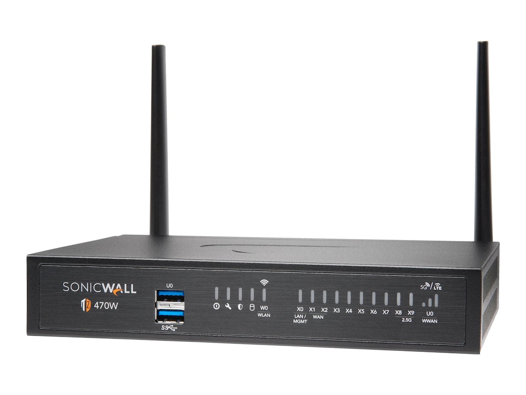 Pare-feu sans fil SONICWALL TZ470 AC – 13 ports, Wi-Fi Gigabit