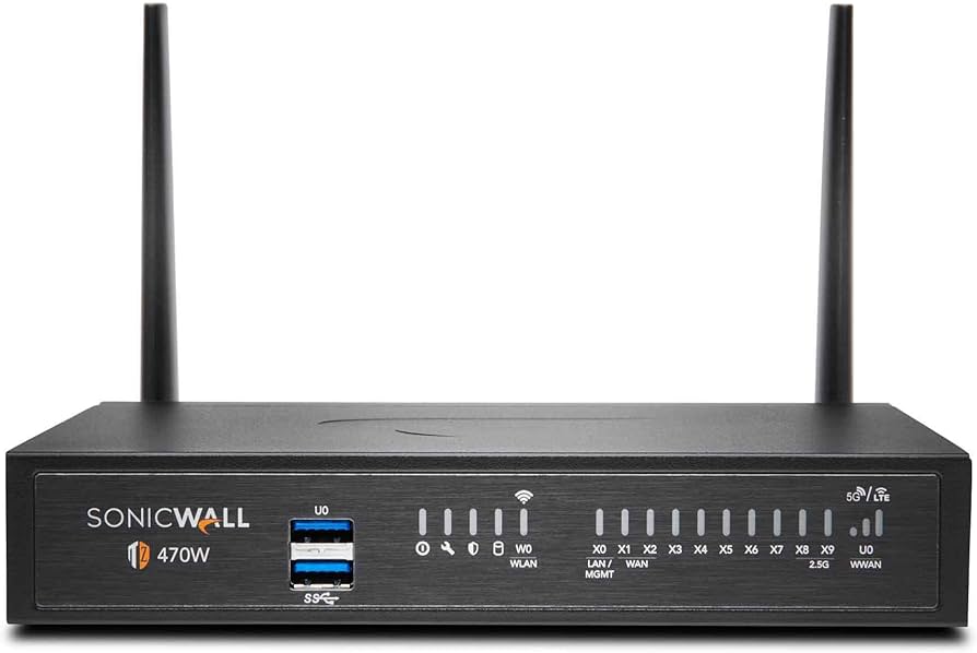Mise à niveau sécurisée sans fil AC SONICWALL TZ470W Plus 2 ans
