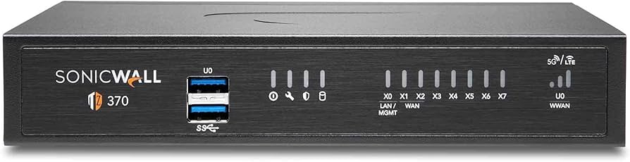 SONICWALL TZ370 Threat Edition 2YR Secure Upgrade Plus Firewall