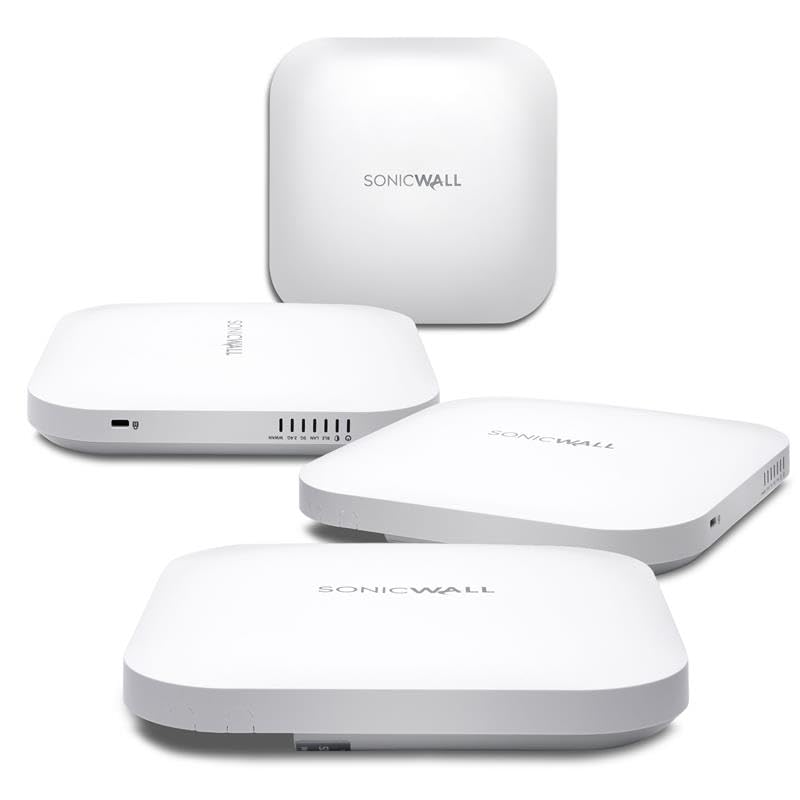 Pack de 4 points d'accès sans fil SonicWall SonicWave 621 (sans PoE, 3 ans aux États-Unis uniquement)
