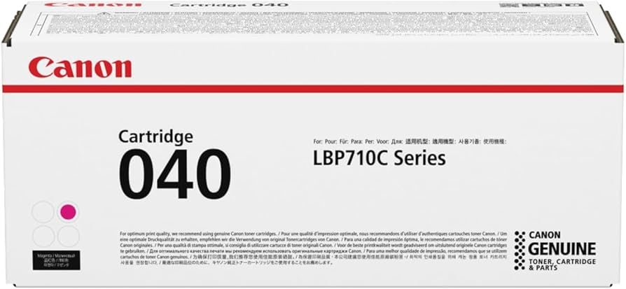 Cartouche de toner magenta Canon CRG040, rendement de 5 400 pages