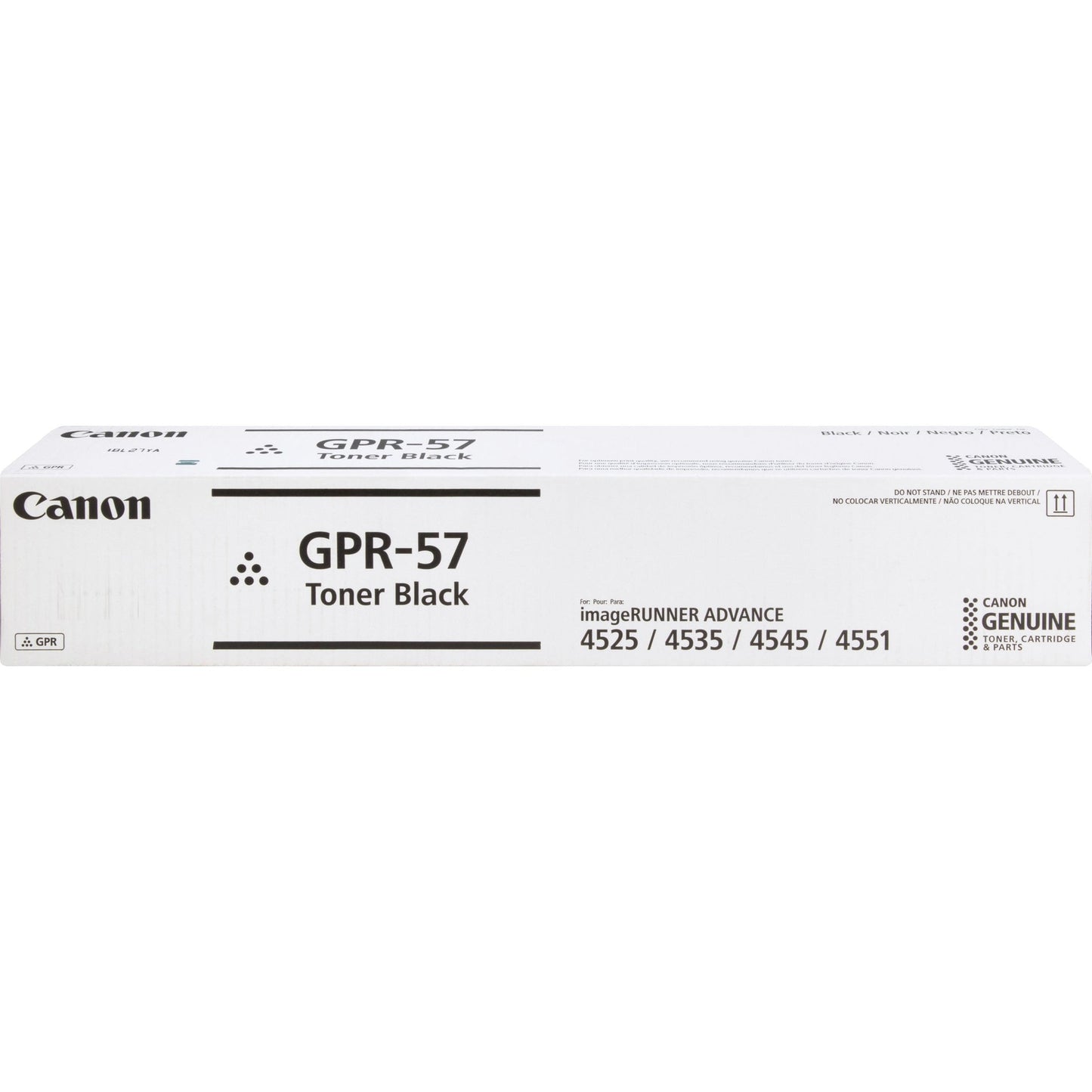 Cartouche de toner noir Canon GPR-57, rendement de 42 100 pages