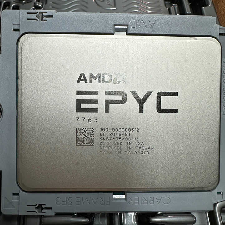 AMD EPYC 7763 64-Core Processor, 2.45 GHz, Socket SP3