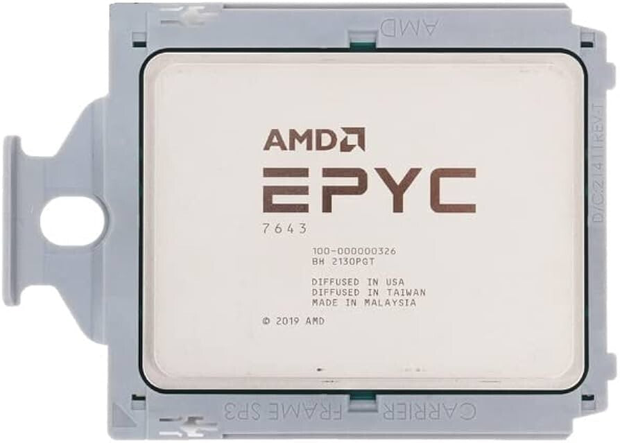 AMD EPYC MILAN 7643 48-Core 2.3GHz Server Processor