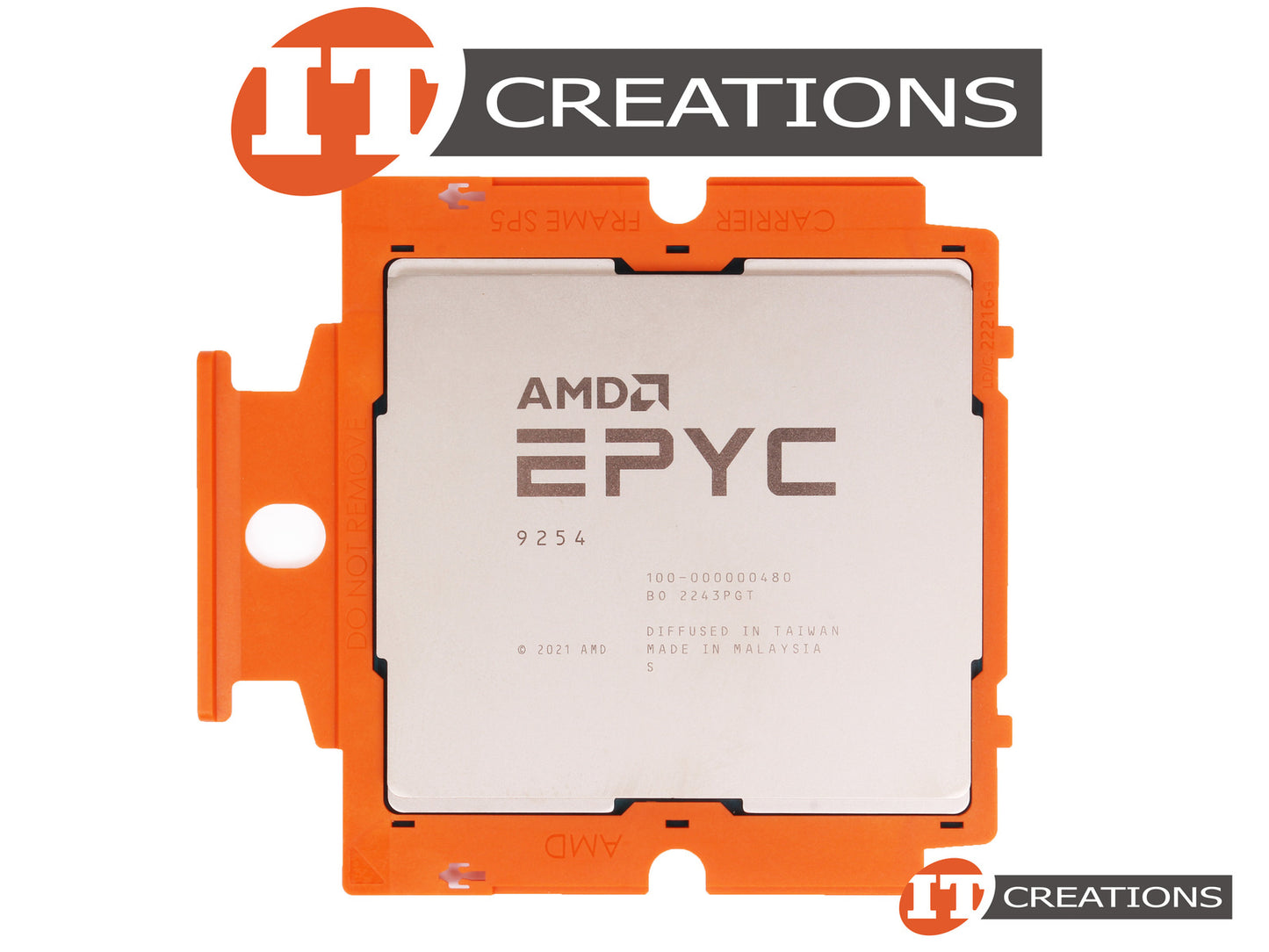 Processeur serveur AMD EPYC 9254 24 cœurs 2,9 GHz