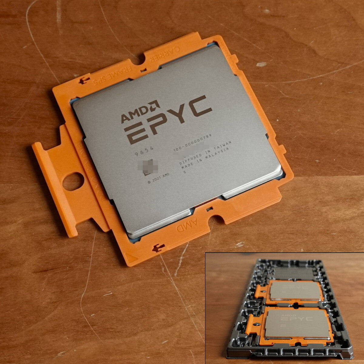 Processeur serveur AMD EPYC 9654 96 cœurs 2,4 GHz