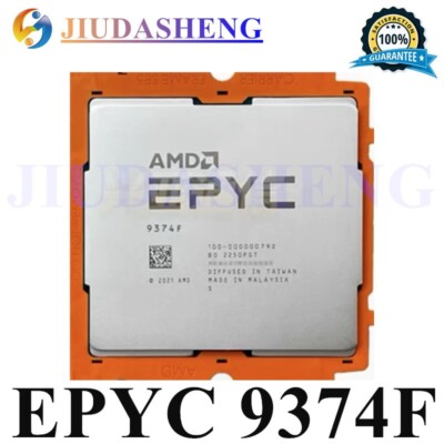 AMD EPYC 9374F 32-Core Processor, 3.85GHz, Socket SP5