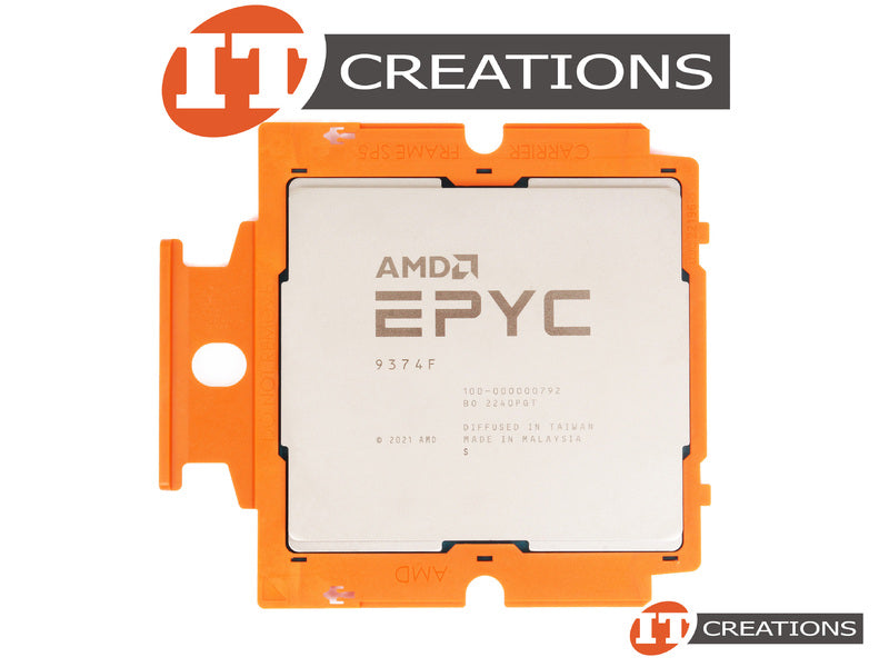 AMD EPYC 9374F 32-Core Processor, 3.85GHz, Socket SP5