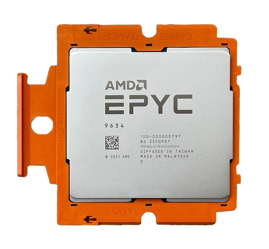 Processeur AMD EPYC 9634 84 cœurs 2,25 GHz, socket SP5, 384 Mo de cache L3