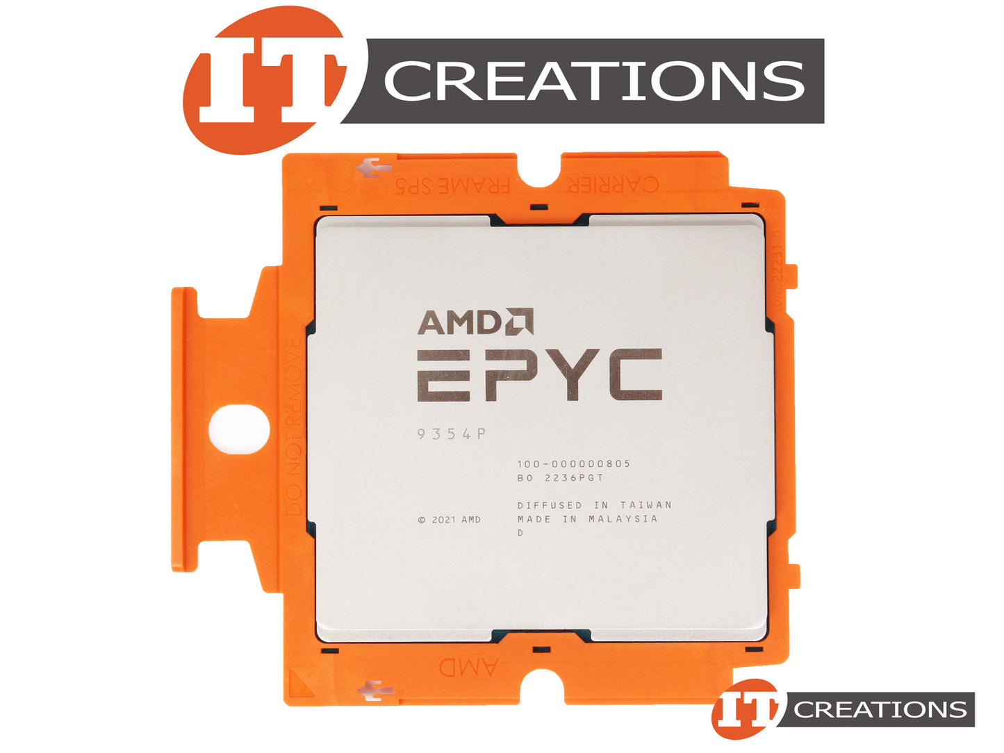 Processeur serveur AMD EPYC (trente-deux cœurs) modèle 9354P 3,25 GHz