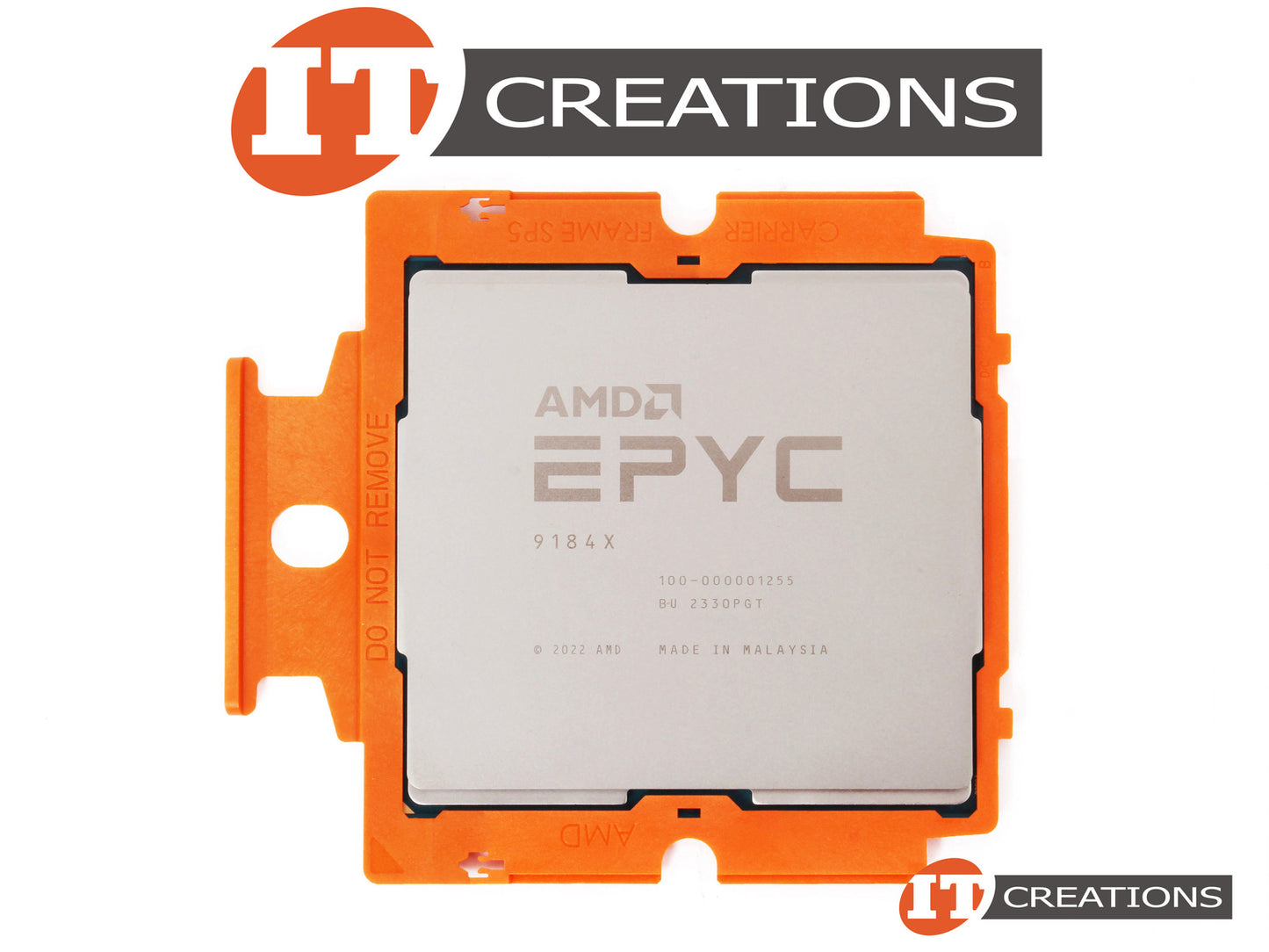 AMD EPYC (seize cœurs) modèle 9184X, 3,55 GHz, socket SP5