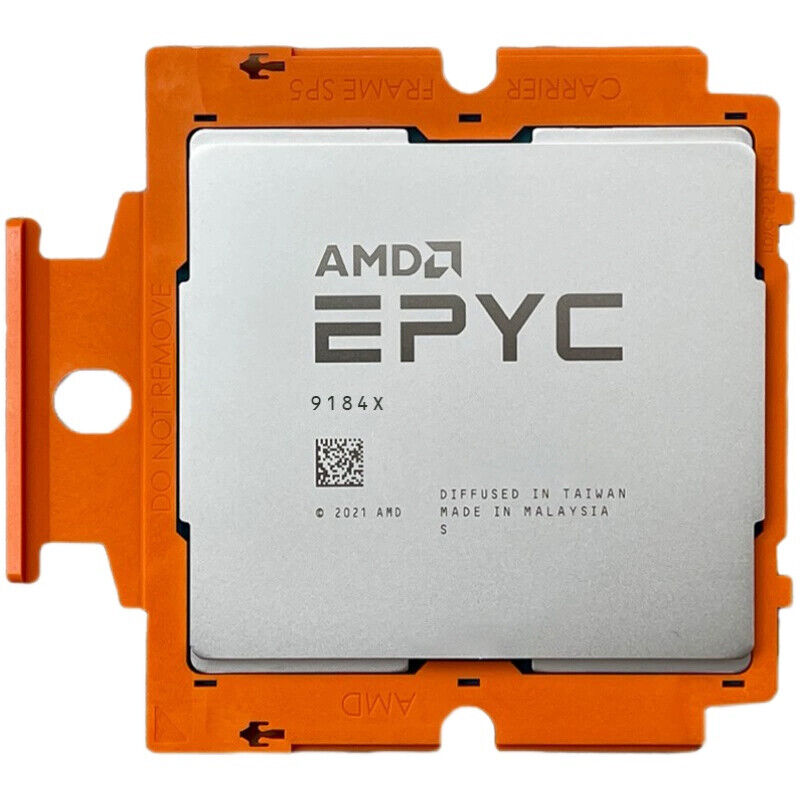 AMD EPYC (seize cœurs) modèle 9184X, 3,55 GHz, socket SP5