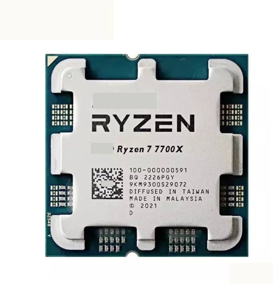 AMD Ryzen 7 7700X 8-Core 4.5GHz CPU Without Cooler
