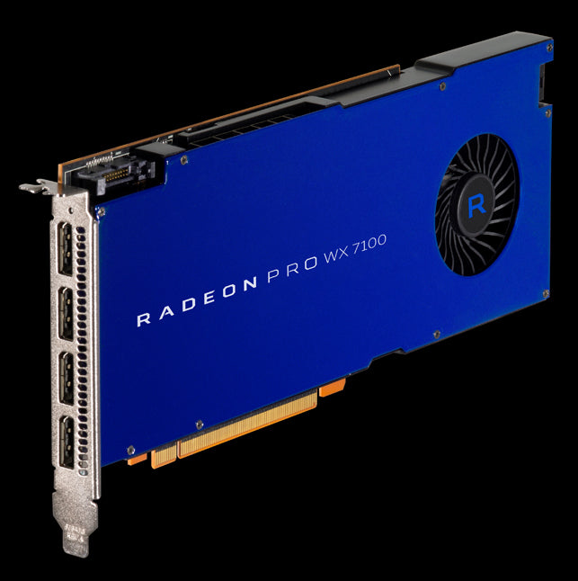 Carte graphique AMD Radeon Pro WX7100 8 Go GDDR5 pour station de travail