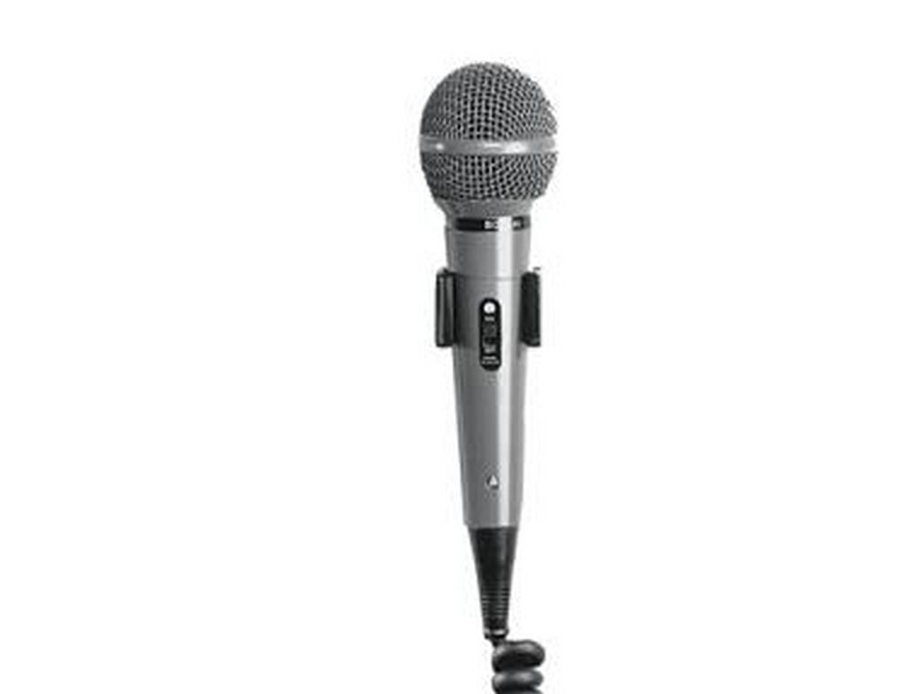 Microphone dynamique portatif BOSCH F.01U.507.007 avec connecteur DIN 5 broches verrouillable