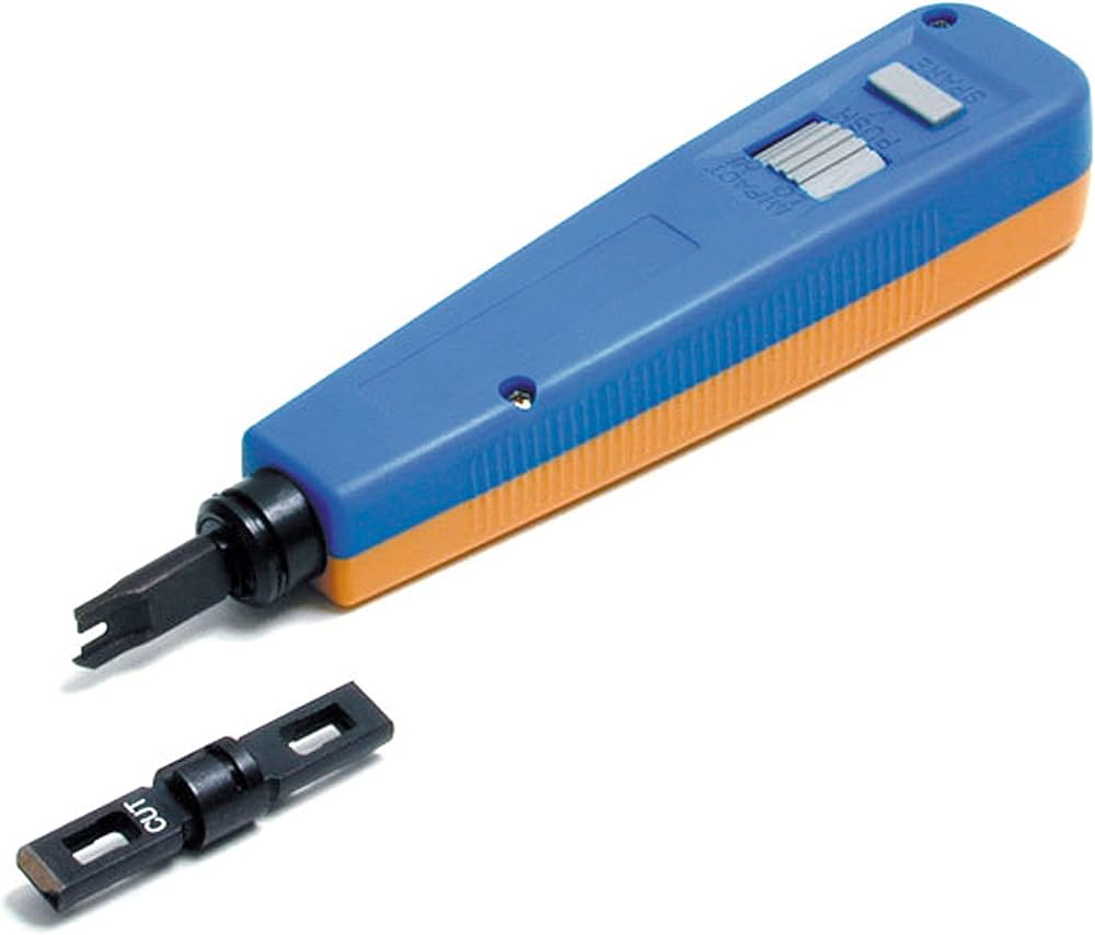 StarTech Punch Down Tool with 110 and 66 Blades - Blue