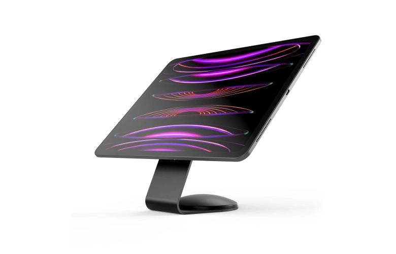 COMPULOCKS Support universel invisible pour comptoir ou mur, blanc