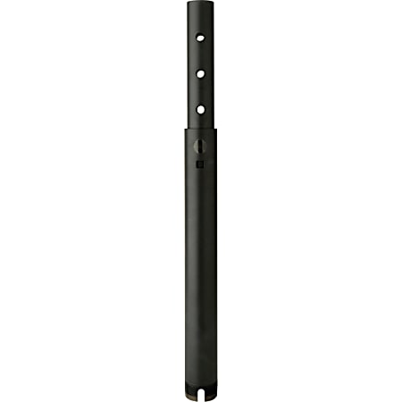 Colonne extensible réglable Peerless de 2 à 3 pieds, noire, capacité de 800 lb
