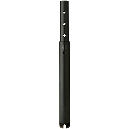 Colonne extensible réglable Peerless de 2 à 3 pieds, noire, capacité de 800 lb