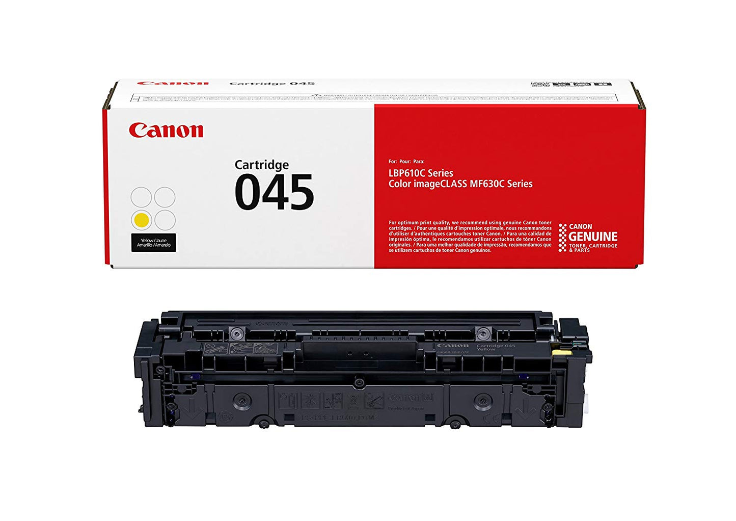 Canon 045 Yellow Toner Cartridge (1239C001)