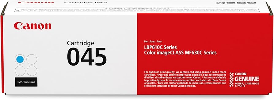 Canon 045 Cyan Toner Cartridge (1241C001) – 1300 Pages