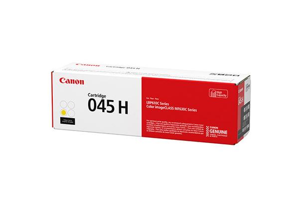 Canon 045H Yellow High Yield Toner Cartridge (1243C001) delivers up to 2,200 pages of sharp, vibrant yellow prints. Designed specifically for Canon ImageCLASS and i-SENSYS series printers, it ensures consistent image quality and enhanced productivity. Ideal for users who demand long-lasting consumables for intensive printing environments.