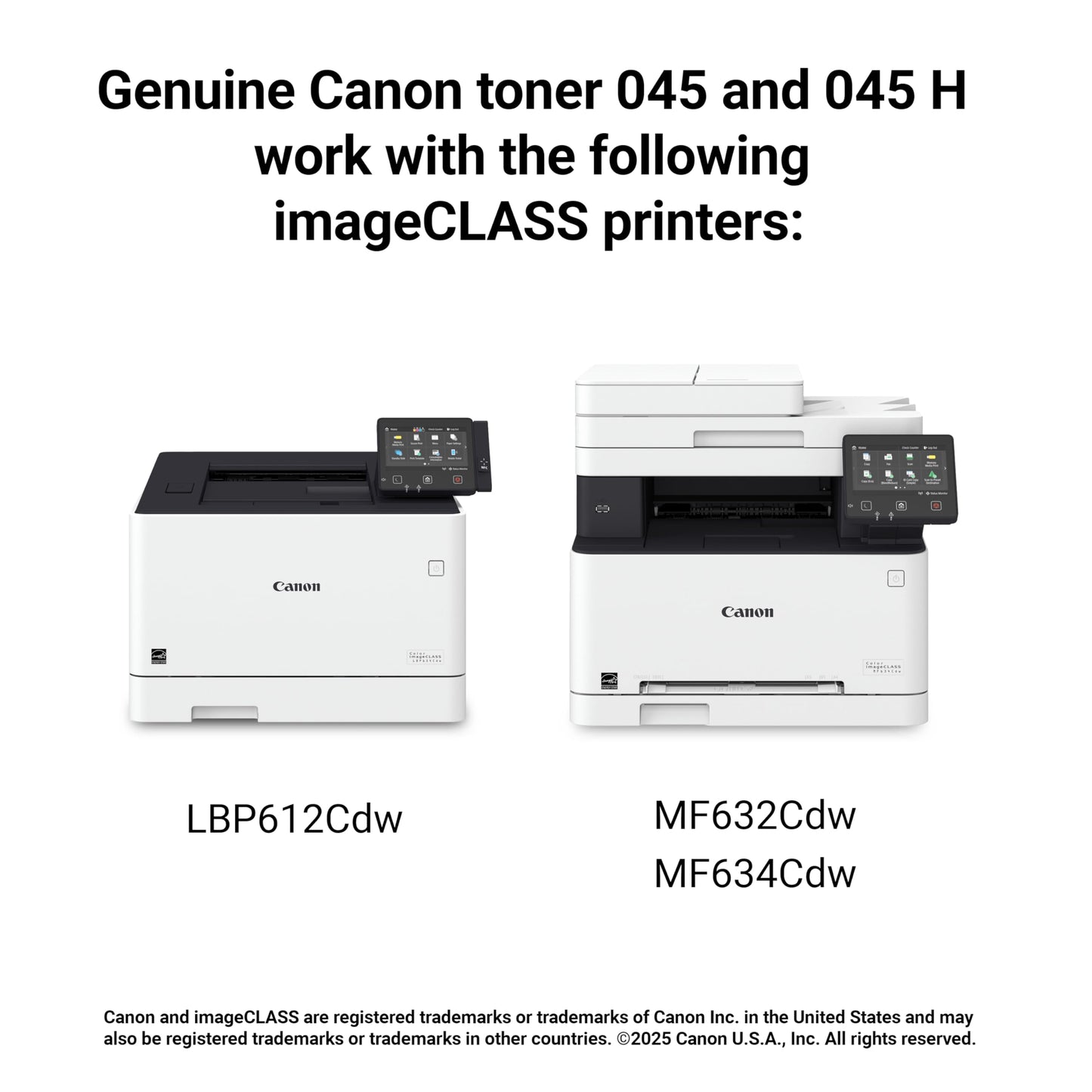 Cartouche de toner cyan haute capacité Canon 045H, 2 200 pages