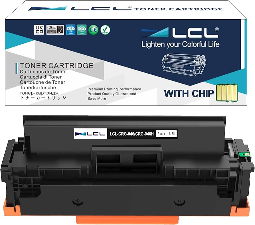Canon 046 Black Toner Cartridge (1250C001) - 2,200 Page Yield