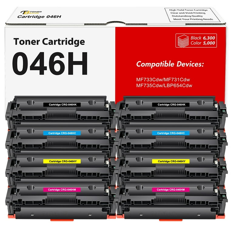 Canon 046H Cyan High Yield Toner Cartridge (1253C001)