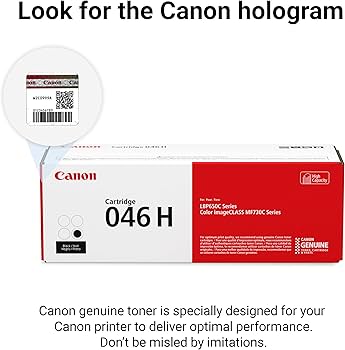 Canon CRG046H Black High-Yield Toner Cartridge (1254C001)