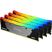Kit de mémoire DIMM Kingston FURY Renegade 128 Go DDR4 3 200 MT/s CL16 (4 x 32 Go)
