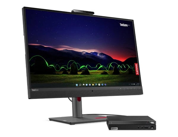 Ordinateur de bureau Lenovo ThinkCentre Neo 50q Gen 4, Core i3-1215U, 8 Go de RAM, SSD 256 Go