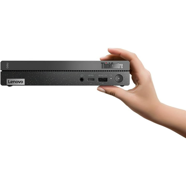 Ordinateur de bureau Lenovo ThinkCentre Neo 50q Gen 4, Core i3-1215U, 8 Go de RAM, SSD 256 Go