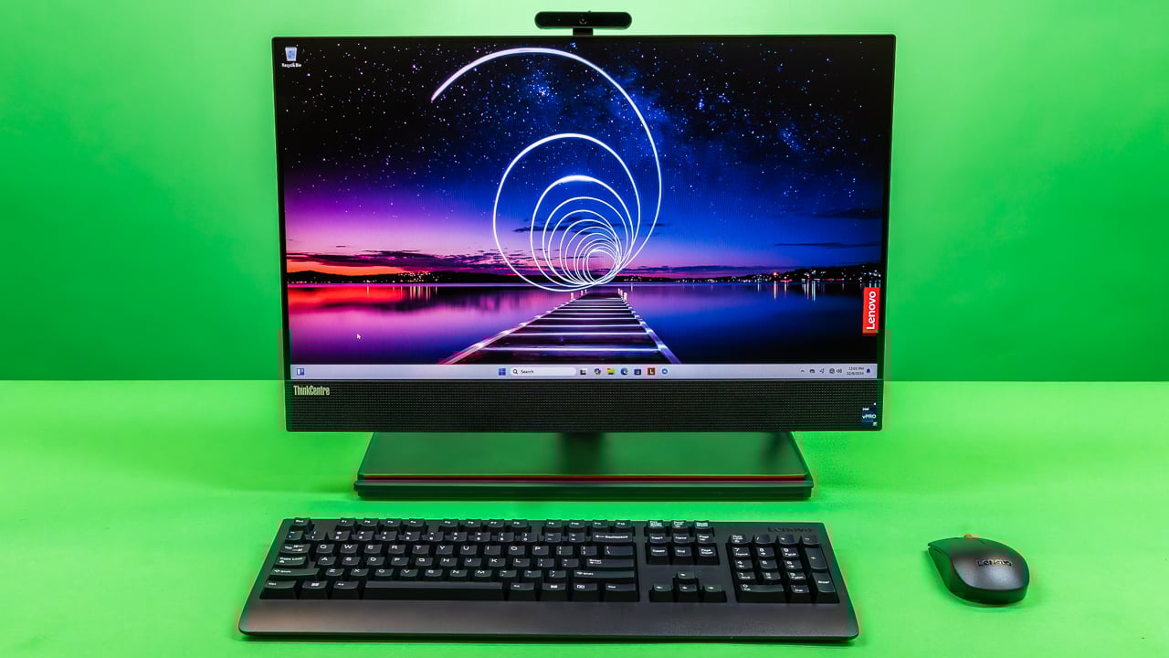 PC tout-en-un Lenovo ThinkCentre M90a Gen 5 i3-14100 8 Go 256 Go