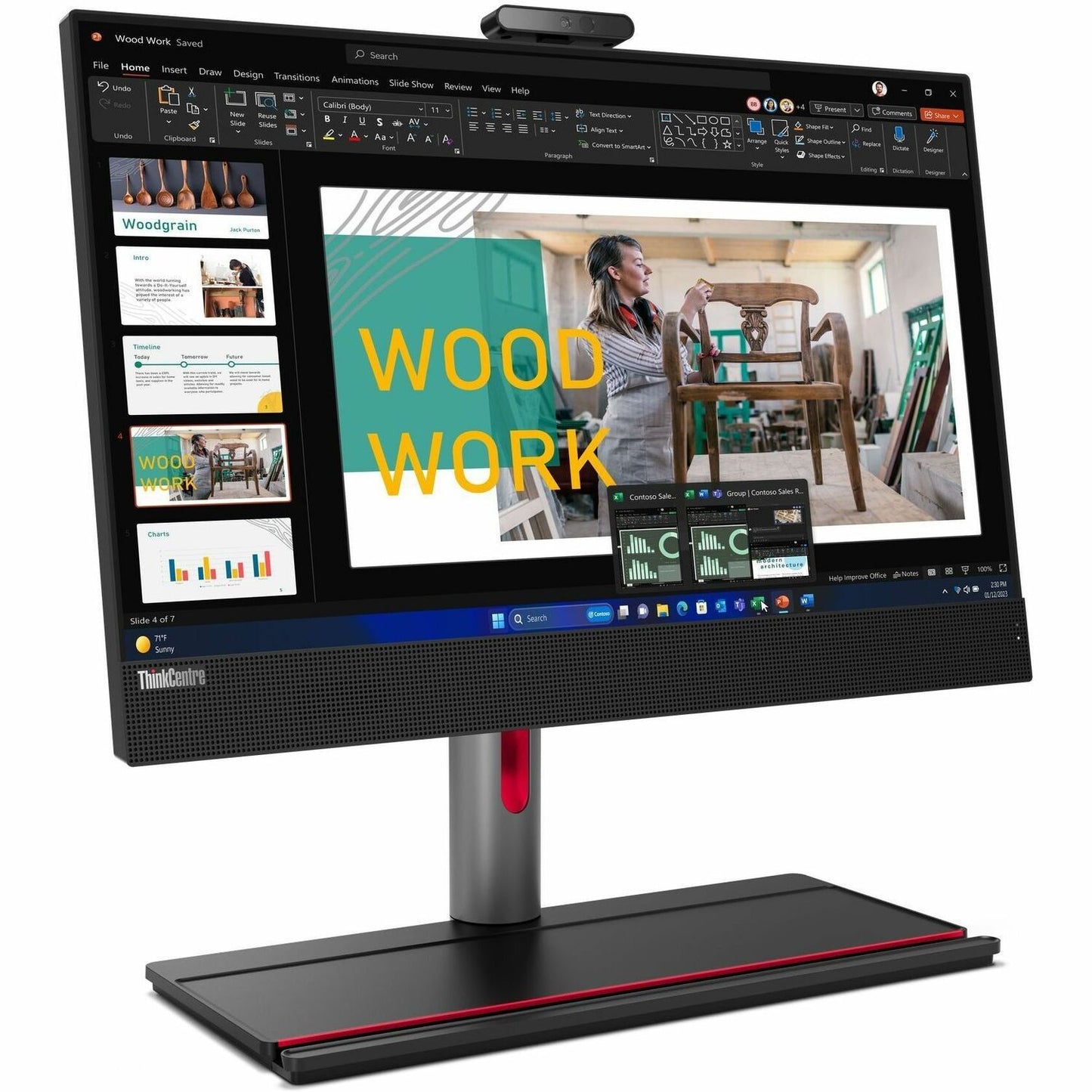 Lenovo ThinkCentre M90a Gen 5, i7-14700, 32GB, 512GB SSD, 23.8" FHD