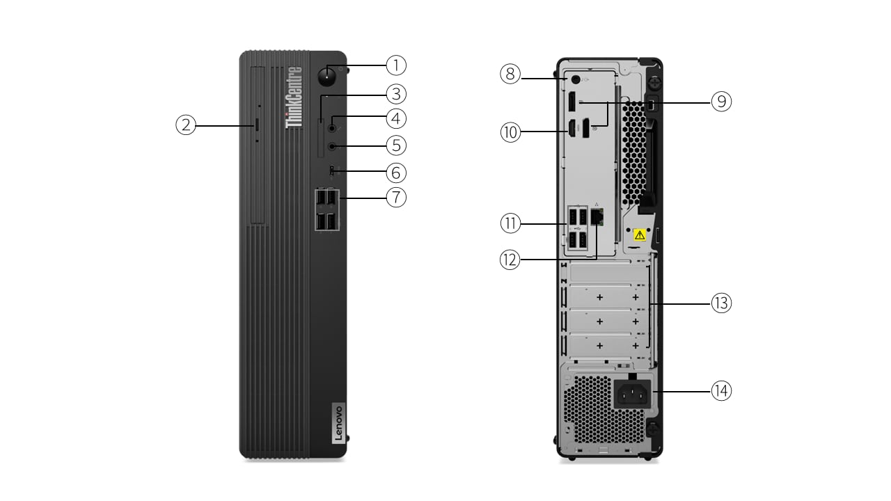 Lenovo ThinkCentre M75s Gen 5 Ryzen 5 PRO 8500G 8GB 256GB SSD SFF