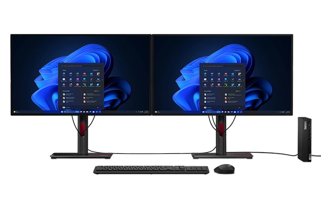 Ordinateur de bureau Lenovo ThinkCentre M70q Gen 5 i5, 8 Go de RAM, SSD 256 Go