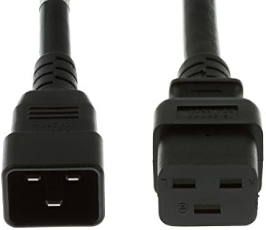 HP IEC-to-IEC Power Cable 10ft, C14 to C13, 16A, Black