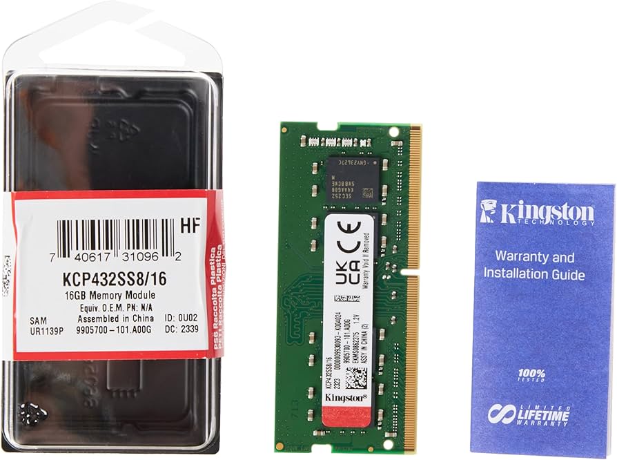 Kingston 16GB DDR4 3200MHz Single Rank Module