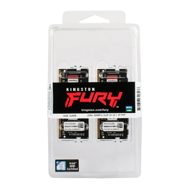 Kit Kingston FURY Impact 16 Go (2 x 8 Go) DDR4 3200 MHz CL20 SODIMM