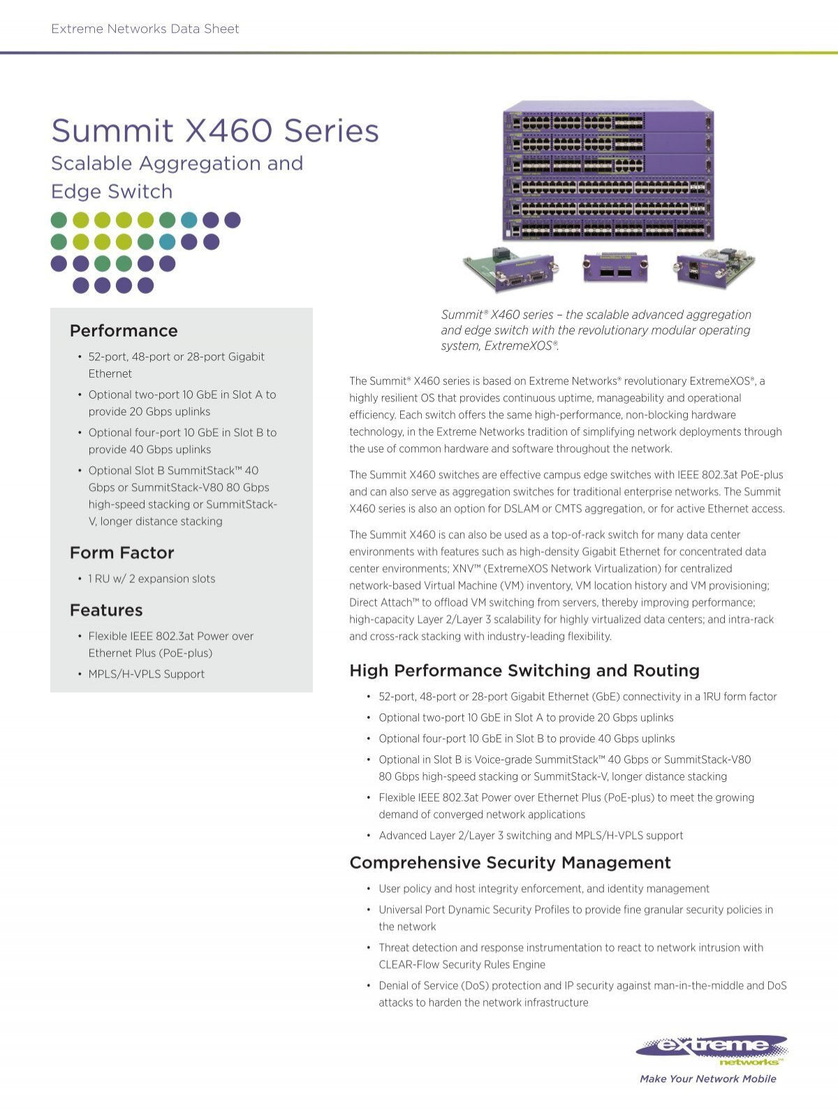 EXTREME NETWORK SummitStack/UniStack Stacking Cable 3.0M