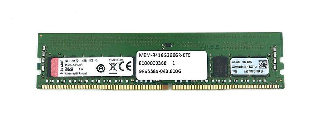 Kingston 16GB DDR4-2666MHz Reg ECC Single Rank Module
