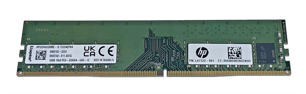 Kingston 16 Go DDR4 3200 MHz ECC DIMM simple rangée