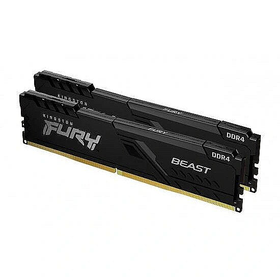Kingston 16GB DDR4 3600MHz CL17 Kit (2x8GB) FURY Beast Black