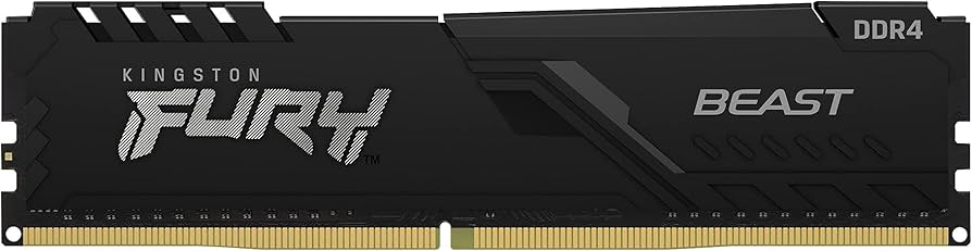 Kingston Fury Beast Noir 16 Go DDR4 CL18 3600 MHz DIMM
