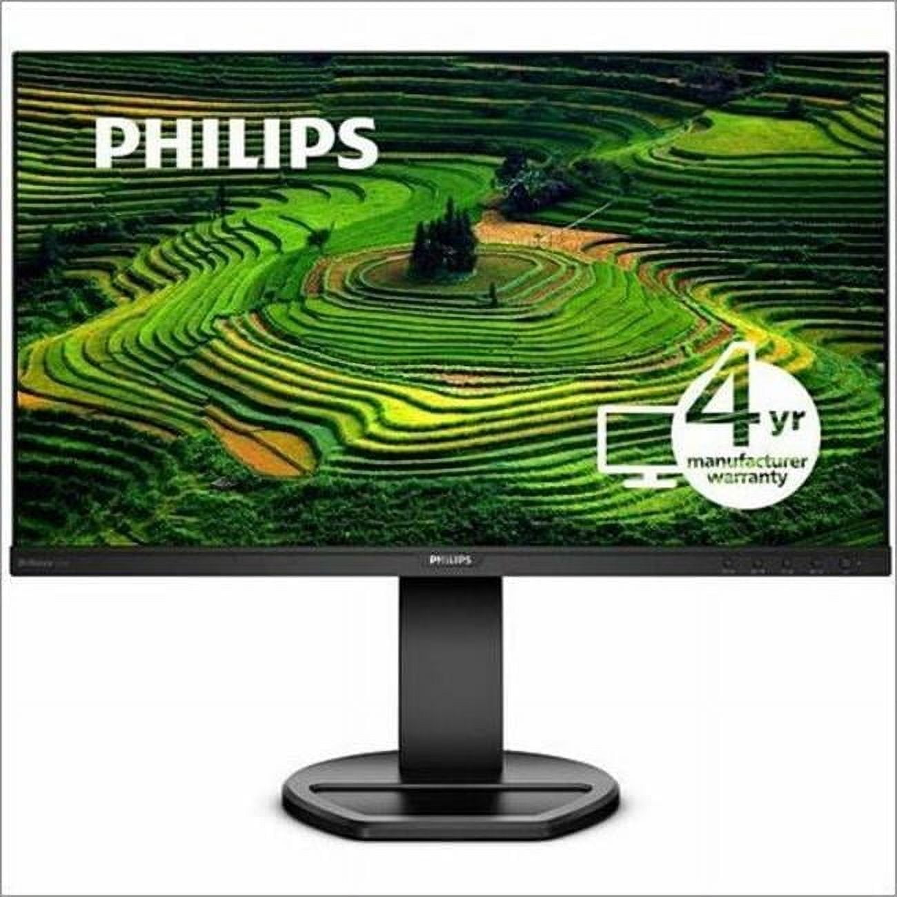 PHILIPS 241B8QJEB 24in FHD LED Monitor - TAA Compliant