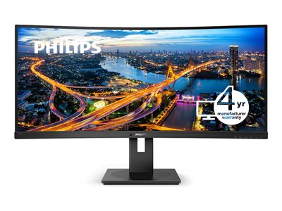 Philips 346B1C 34" Curved WQHD LED Monitor with USB-C and TAA